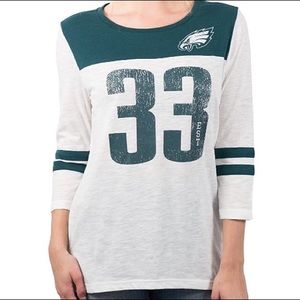 🌸3/$20🌸 🏈NWT🏈 Philadelphia Eagles 3/4 Sleeve Tee NFL BRAND